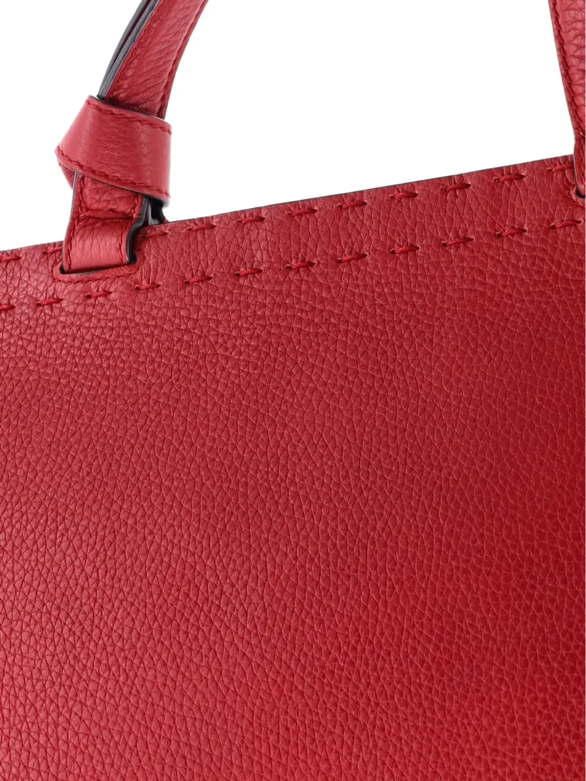 Gucci ビンテージ GG Marmont トップハンドルバッグ レザー ミディアム サッチェル - レッド - 画像5