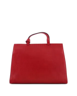 Gucci ビンテージ GG Marmont トップハンドルバッグ レザー ミディアム サッチェル - レッド - サムネイル2