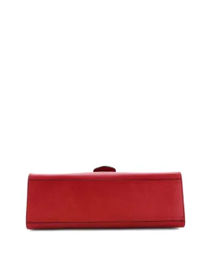 Gucci ビンテージ GG Marmont トップハンドルバッグ レザー ミディアム サッチェル - レッド - サムネイル3