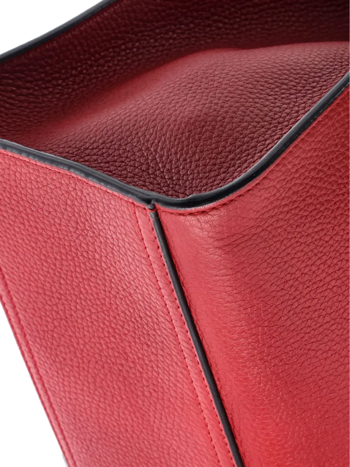 Gucci ビンテージ GG Marmont トップハンドルバッグ レザー ミディアム サッチェル - レッド - 画像4