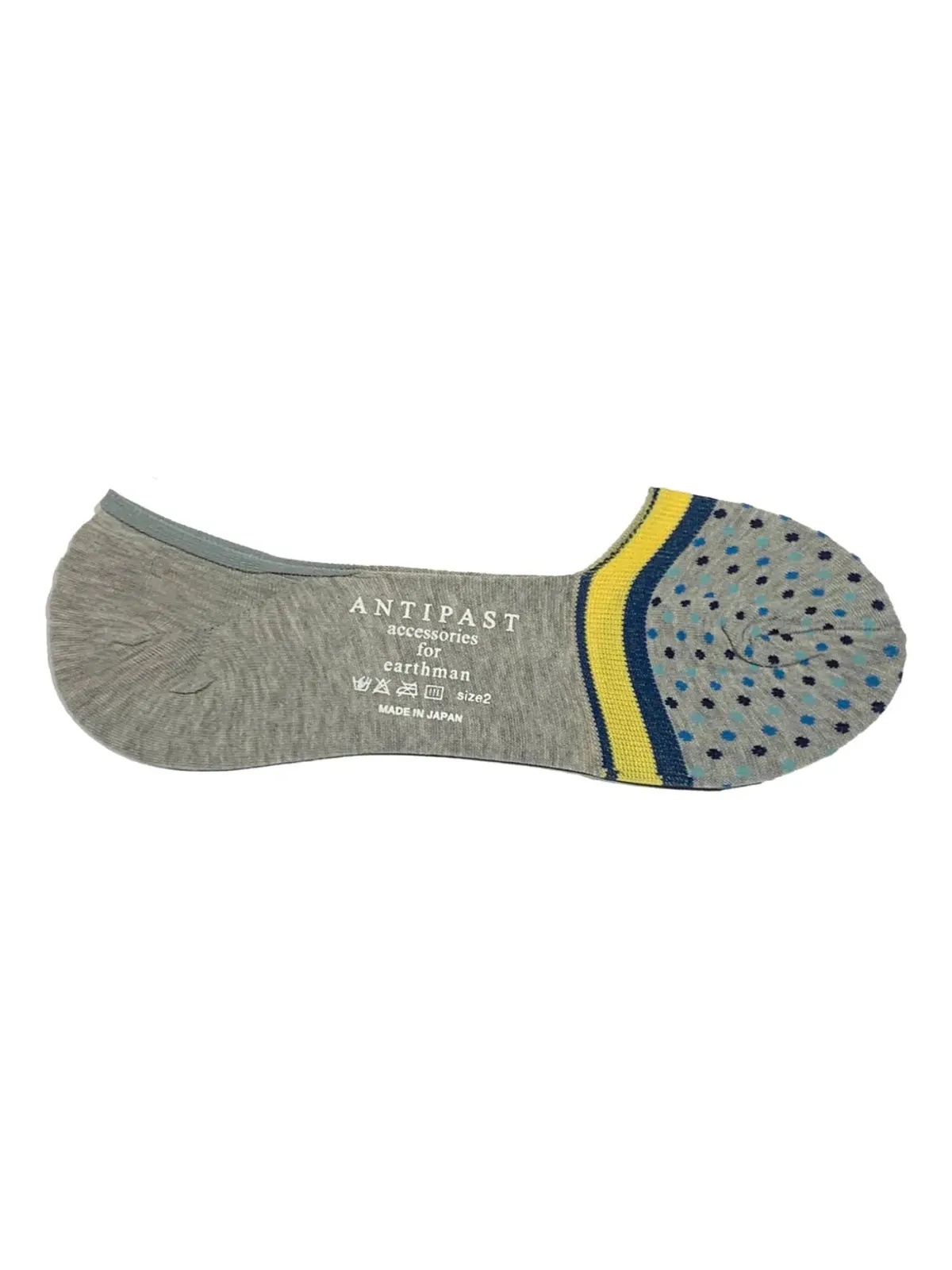 Antipast pois-pattern short socks - Grey - 画像2