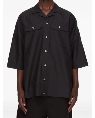 Rick Owens マグナム トミー シャツ - ブラック - サムネイル1