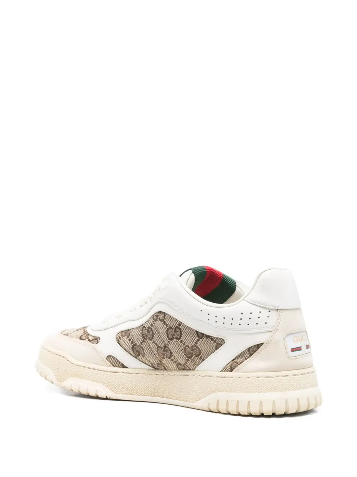 Gucci ビンテージ パネルデザインスニーカー - 白 - 画像3