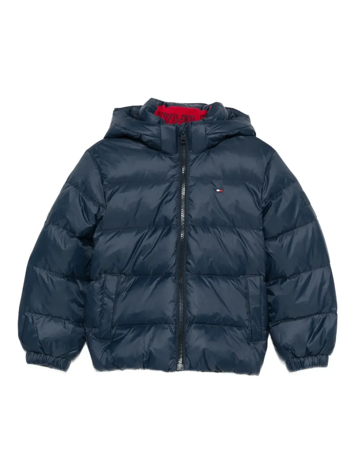 Tommy Hilfiger Junior エッセンシャル フーデッド パファージャケット - 画像1