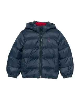 Tommy Hilfiger Junior エッセンシャル フーデッド パファージャケット - サムネイル1