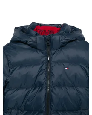Tommy Hilfiger Junior エッセンシャル フーデッド パファージャケット - サムネイル3