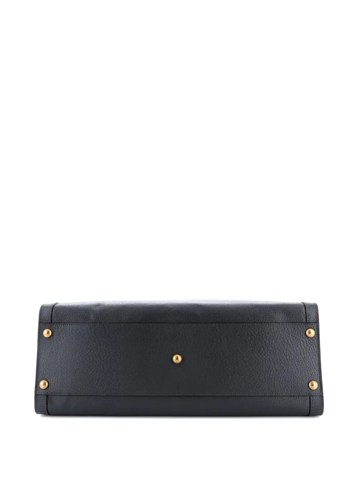 Gucci ビンテージ Diana NM バンブーハンドル レザー マキシ トートバッグ - グレー - 画像3