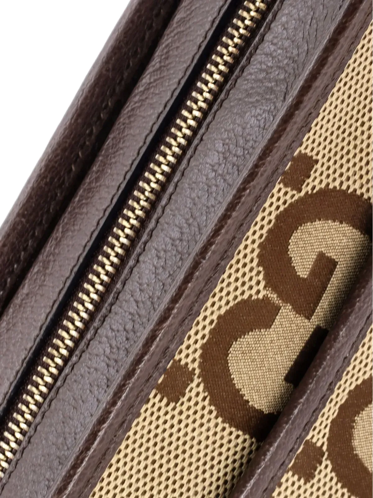 Gucci ビンテージ カメラバッグ ジャンボGGキャンバス ミニ クロスボディ バッグ - ニュートラル - 画像5