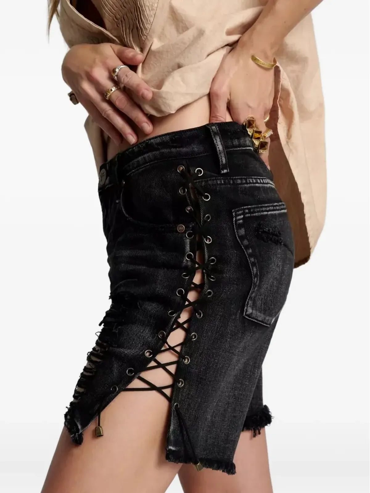 One Teaspoon Steviesショーツ - 画像3