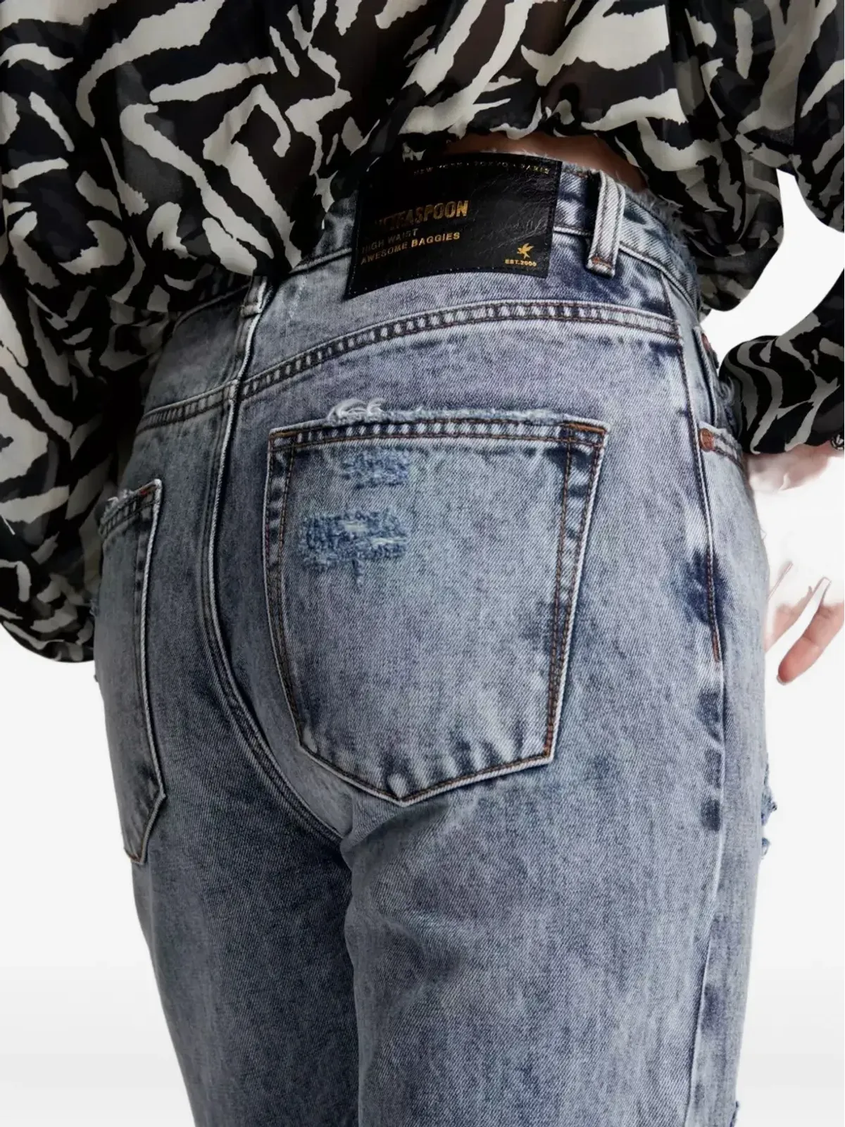 One Teaspoon Awesome Baggies ジーンズ - 画像5