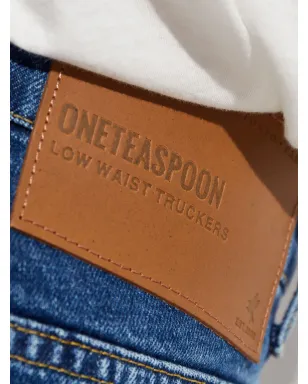 One Teaspoon トラッカーズ ローエッジジーンズ - ブルー - サムネイル5