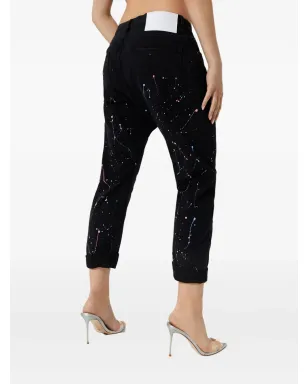 One Teaspoon Saints paint-splatter jeans - Black - サムネイル4