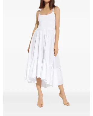 Caroline Constas Veronica フリル付きミディドレス - White - サムネイル2