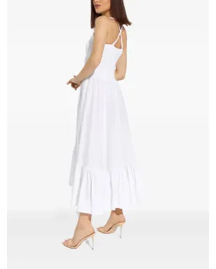 Caroline Constas Veronica フリル付きミディドレス - White - サムネイル3