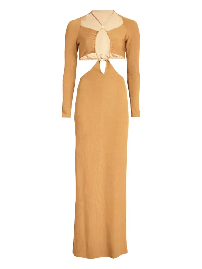 PatBO PatBO 装飾付きカットアウトマキシドレスの商品画像