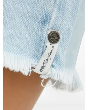 One Teaspoon frayed belted playsuits - Blue - サムネイル5