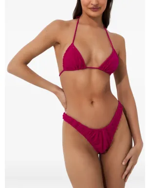 Reina Olga Guia triangle tie bikini - Pink - サムネイル3