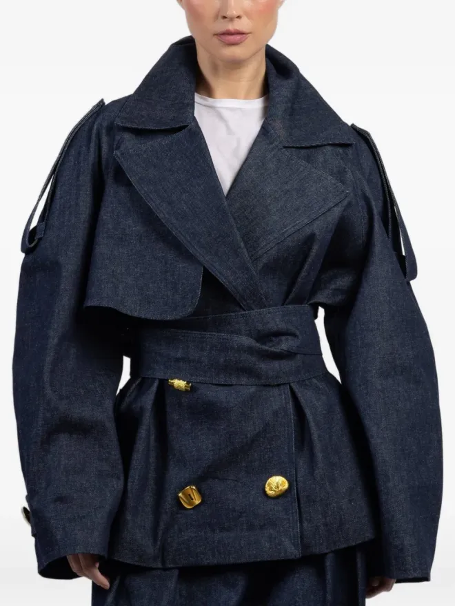 FRANÇOISE Françoise Gabi ダブルブレストコートの商品画像
