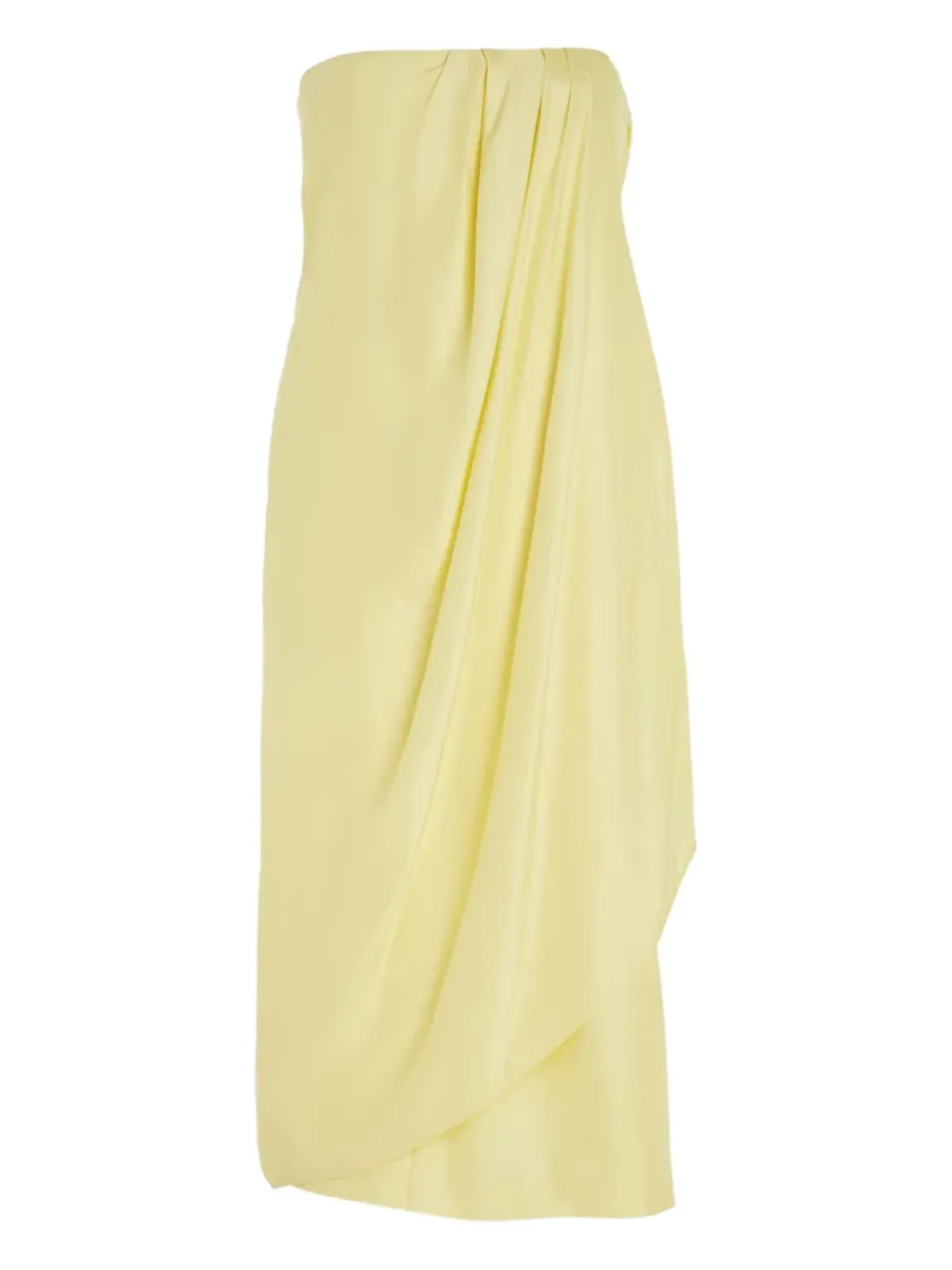 GAUGE81 Onna draped midi dress - Yellow - 画像5