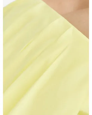 GAUGE81 Onna draped midi dress - Yellow - サムネイル4
