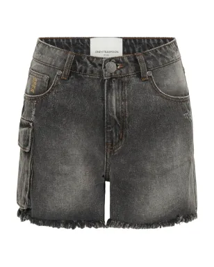 One Teaspoon Legends frayed cargo shorts - Grey - サムネイル1