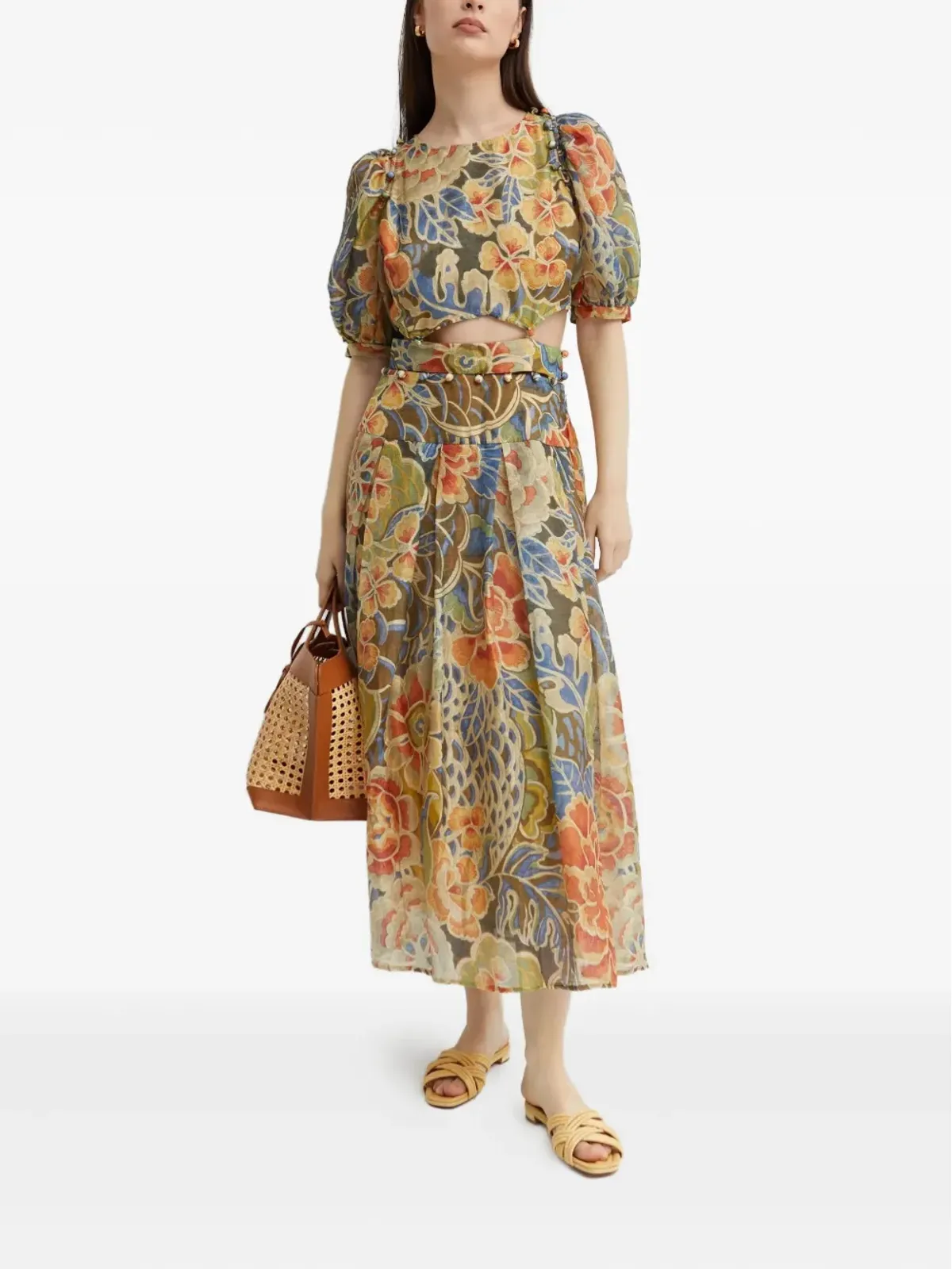 IXIAH Casablanca maxi dress - Green - 画像5