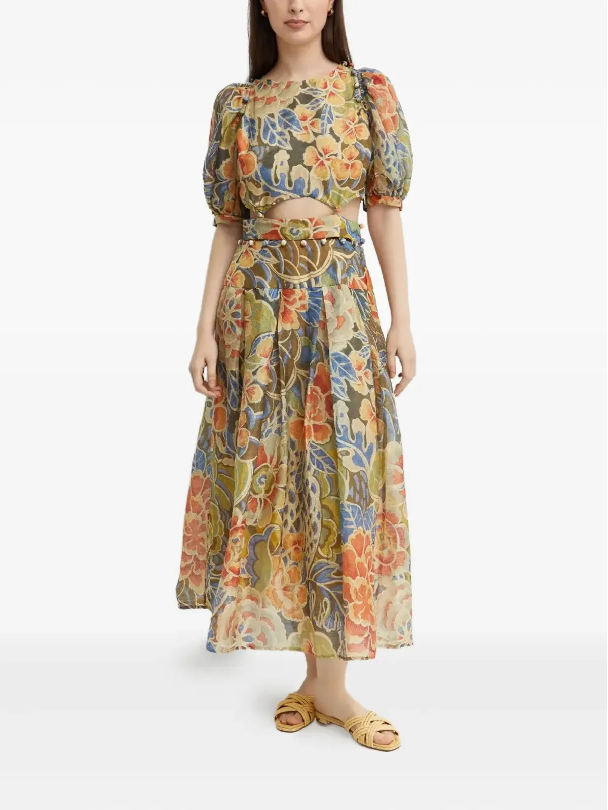 IXIAH Casablanca maxi dress - Green - 画像2