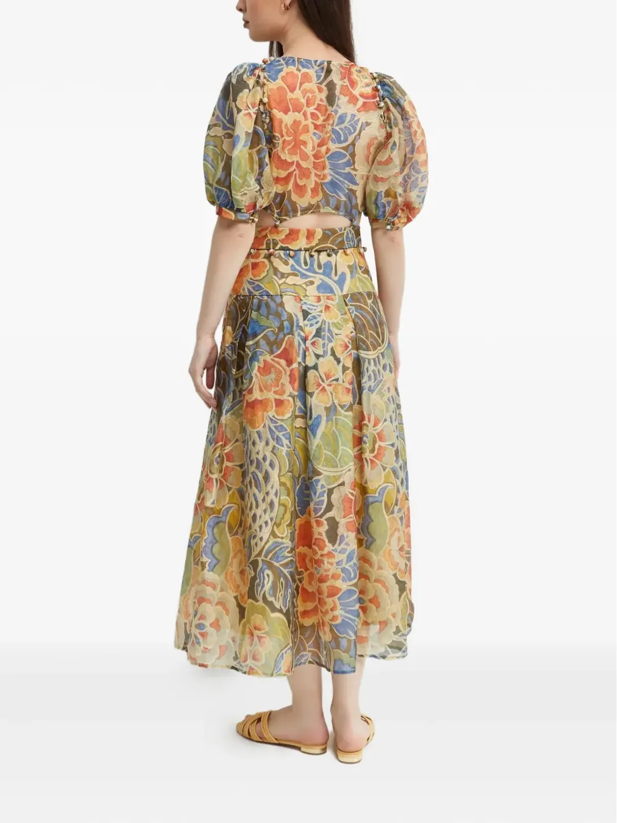 IXIAH Casablanca maxi dress - Green - 画像3