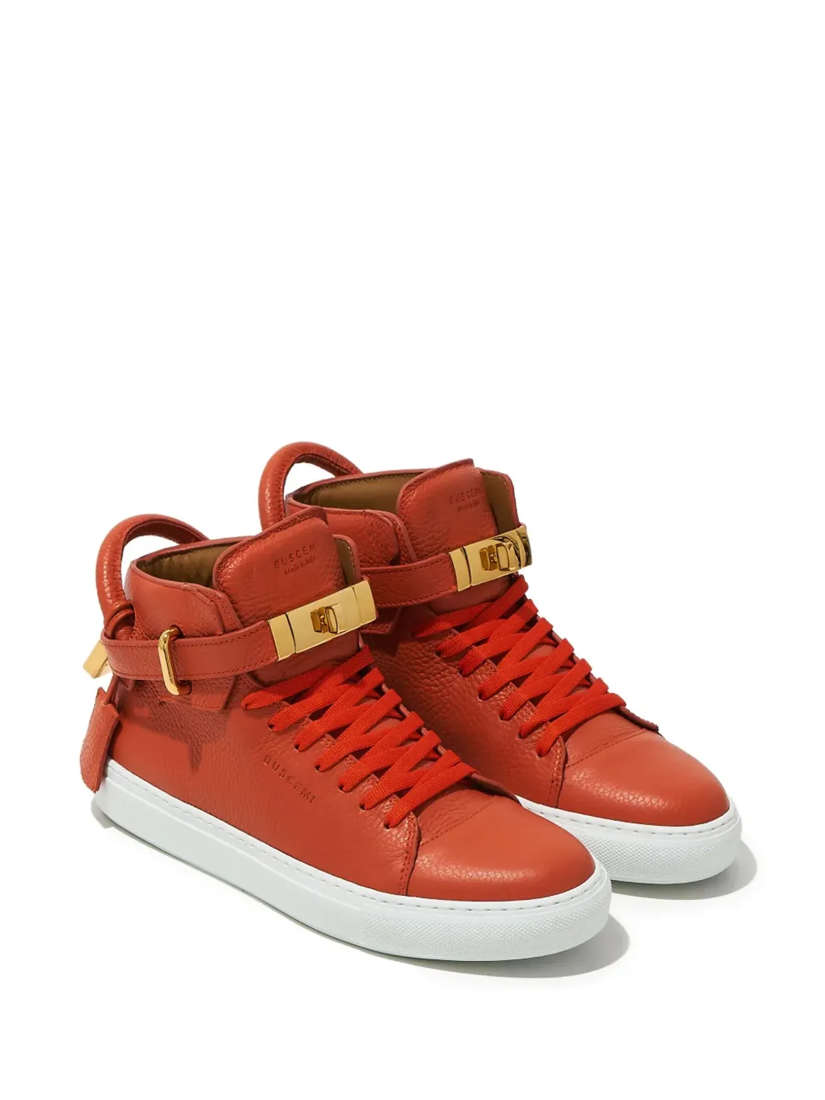 Buscemi パドロック レザー スニーカー - 画像2