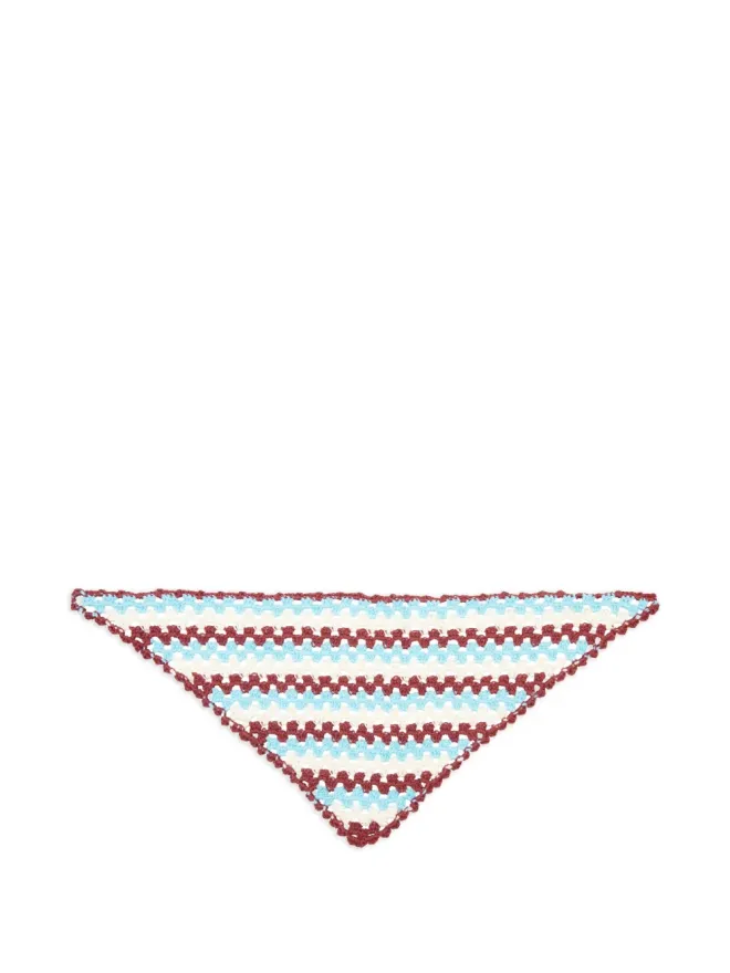 Isolda Isolda グラビオラ ストライプ クロシェ編み ヘアアクセサリーの商品画像