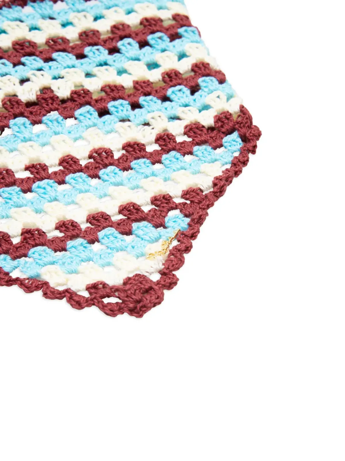 Isolda グラビオラ ストライプ クロシェ編み ヘアアクセサリー - 画像2