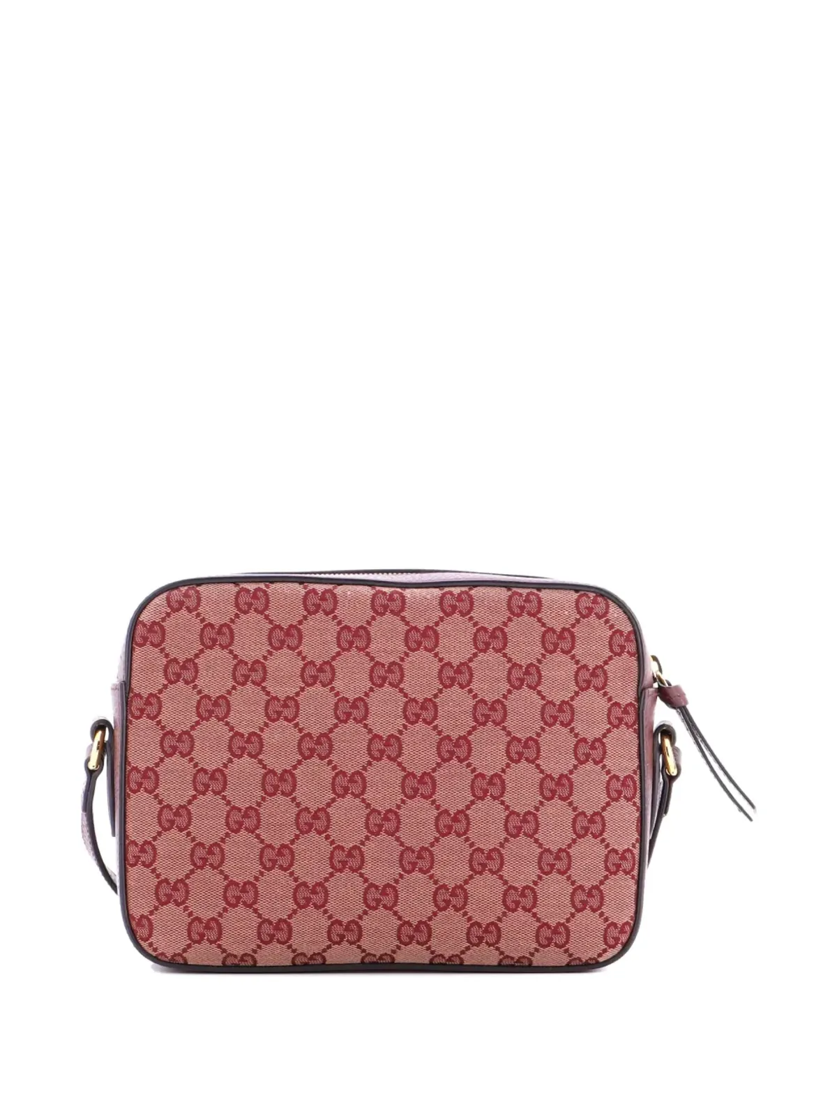 Gucci ビンテージ Horsebit 1955 フラップポケット カメラバッグ GGキャンバスとレザー 小型クロスボディバッグ - 画像2