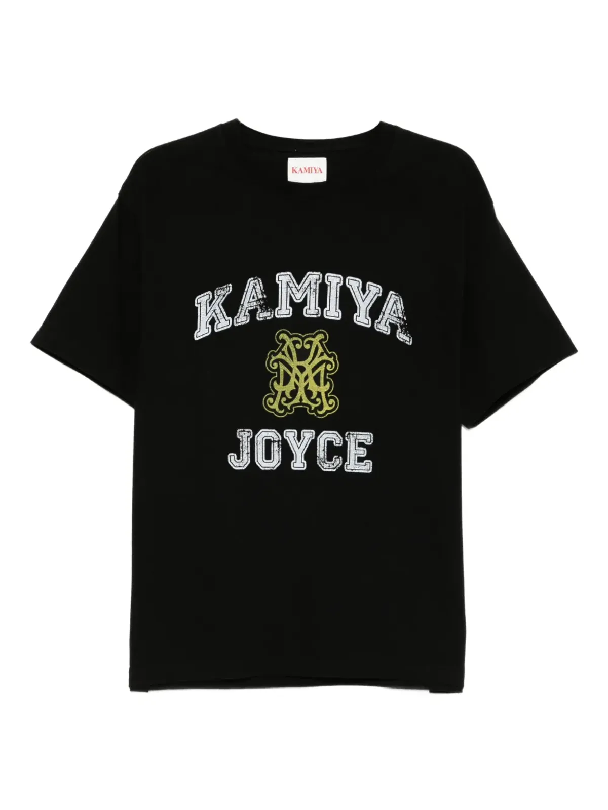 KAMIYA プリントTシャツ - ブラック - 画像1