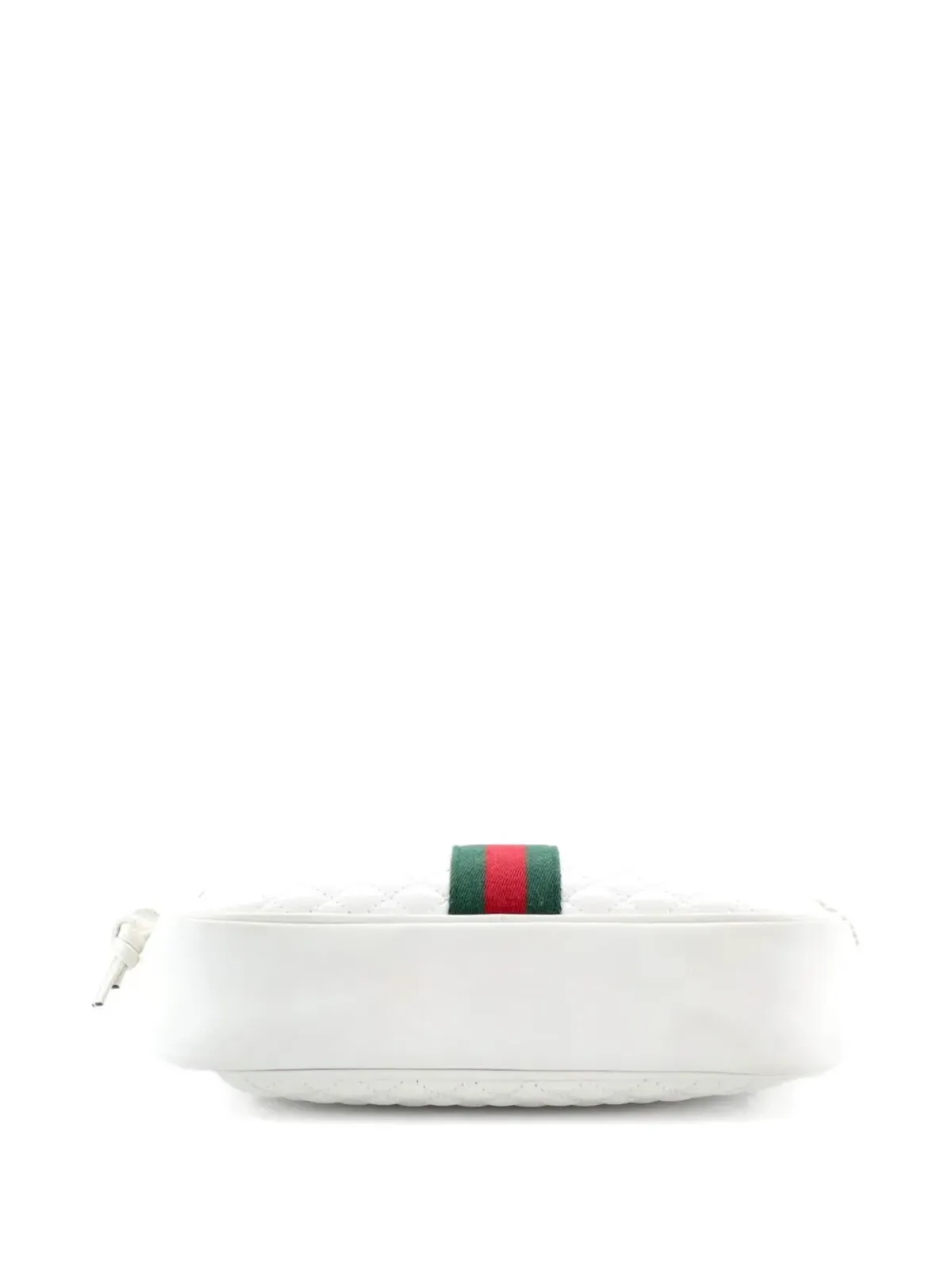 Gucci ビンテージ Trapuntata カメラバッグ キルテッドレザー クロスボディバッグ - ホワイト - 画像4