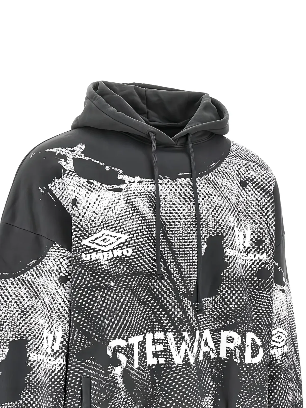 UMBRO グラフィックプリント長袖フーディ - 画像2