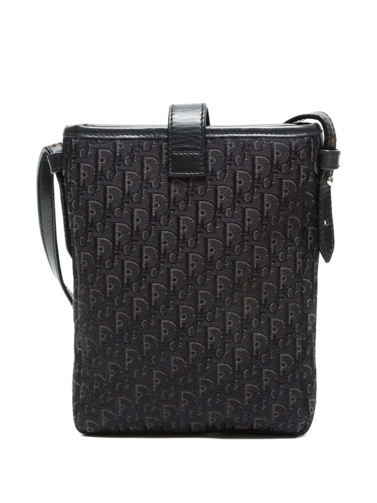 Christian Dior ビンテージ トロッター柄 クロスボディバッグ ブラック - 画像2