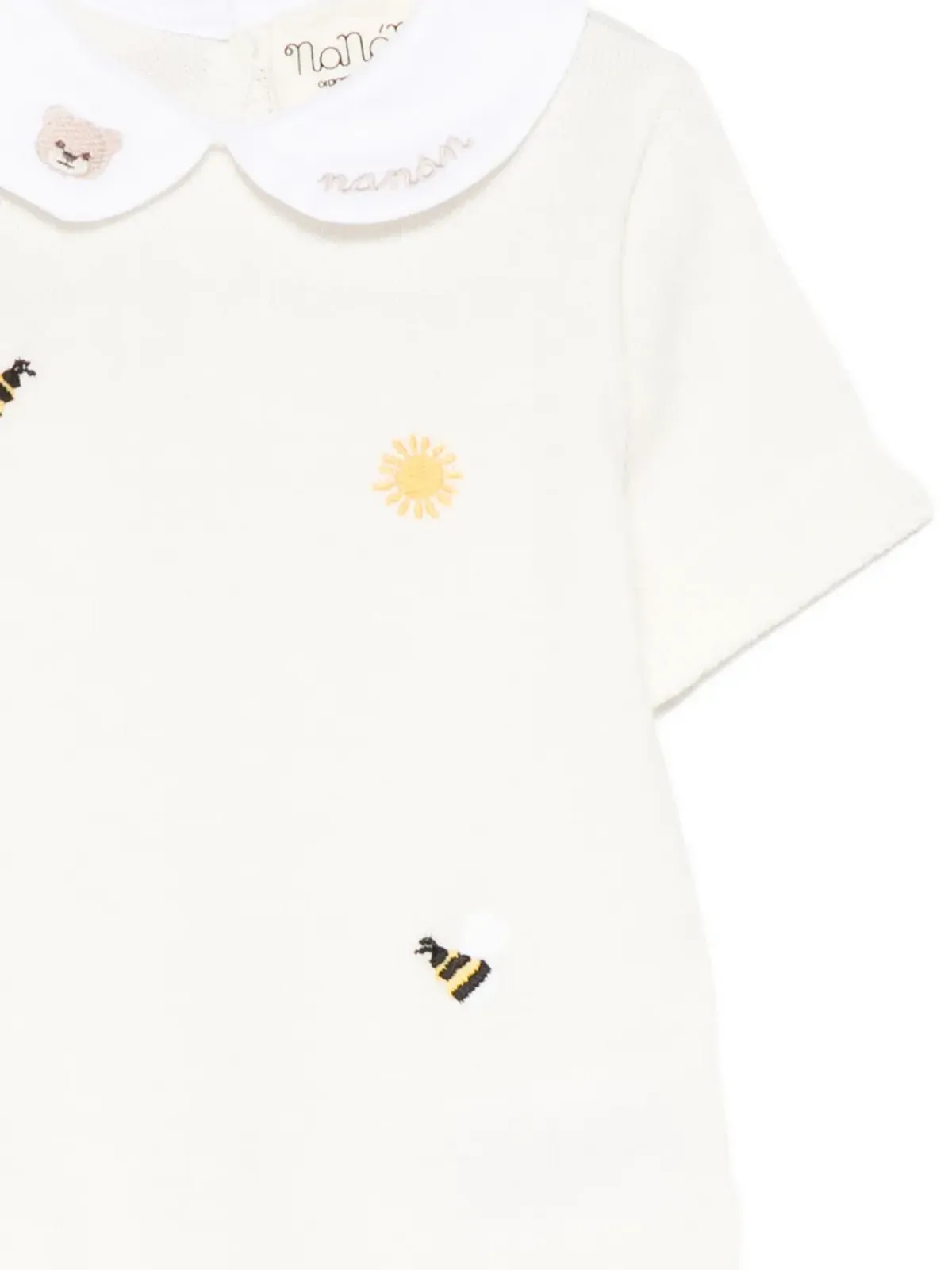 NANAN 刺繍入り襟付きショーティー - 画像3