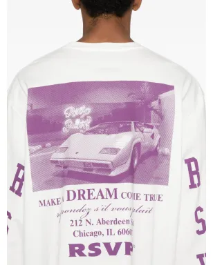 AGOLDE 長袖モックネックTシャツ ホワイト - サムネイル5