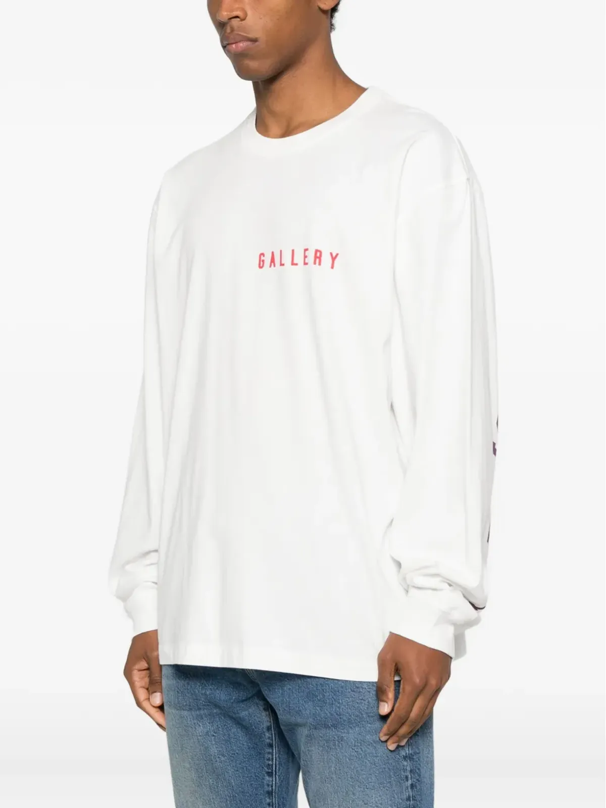 AGOLDE 長袖モックネックTシャツ ホワイト - 画像4