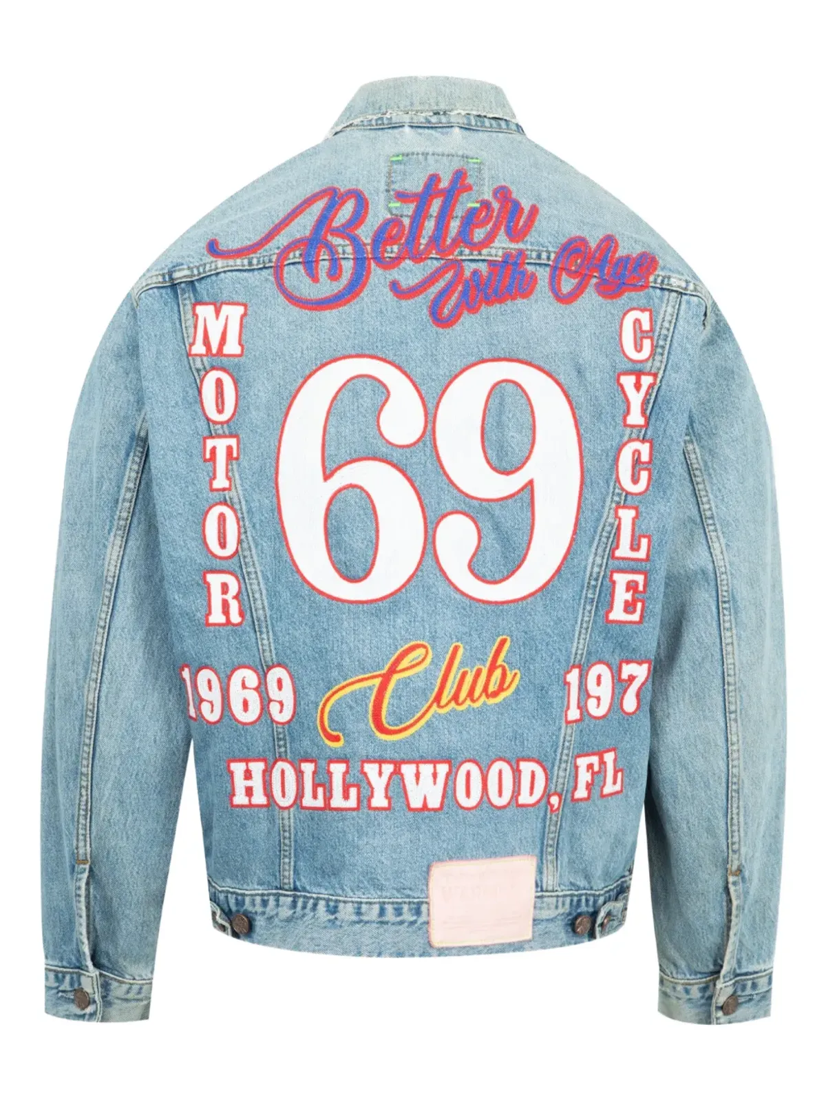 Better with Age クラーク パッチワークデニムジャケット - 画像2