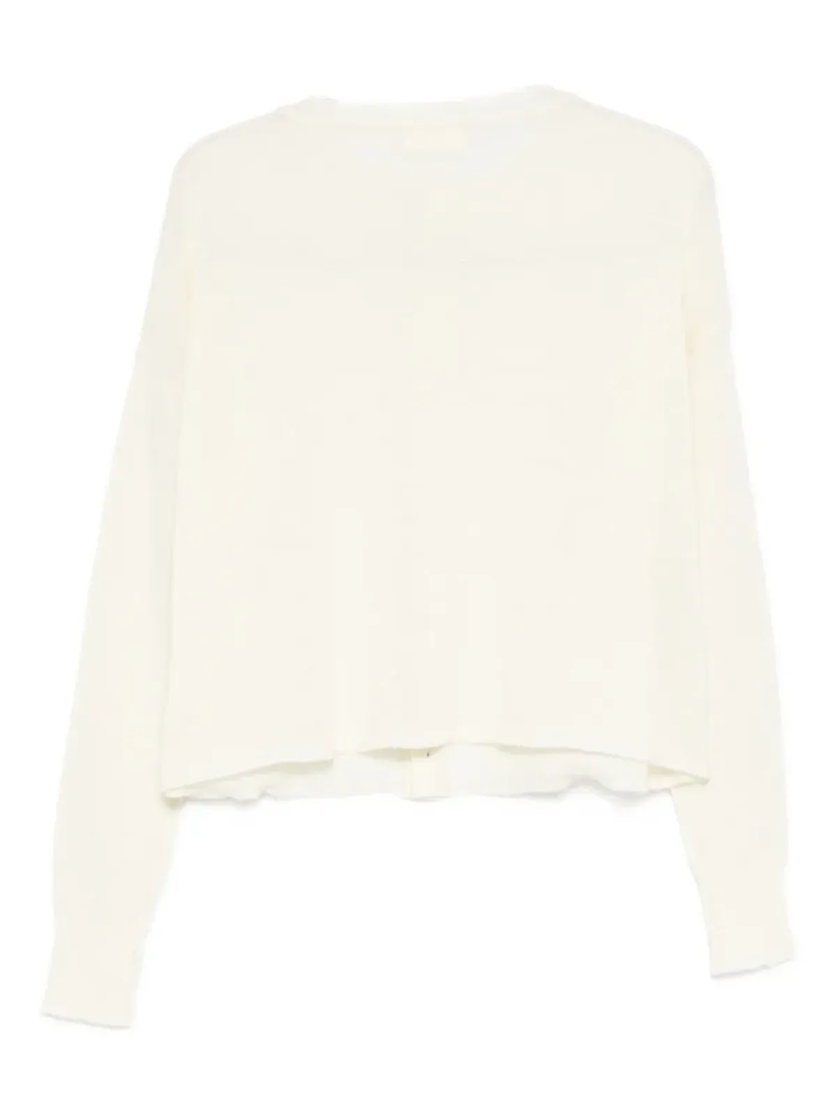 Ma'ry'ya pocket button-fastening cardigan - White - 画像2