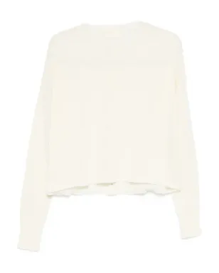 Ma'ry'ya pocket button-fastening cardigan - White - サムネイル2