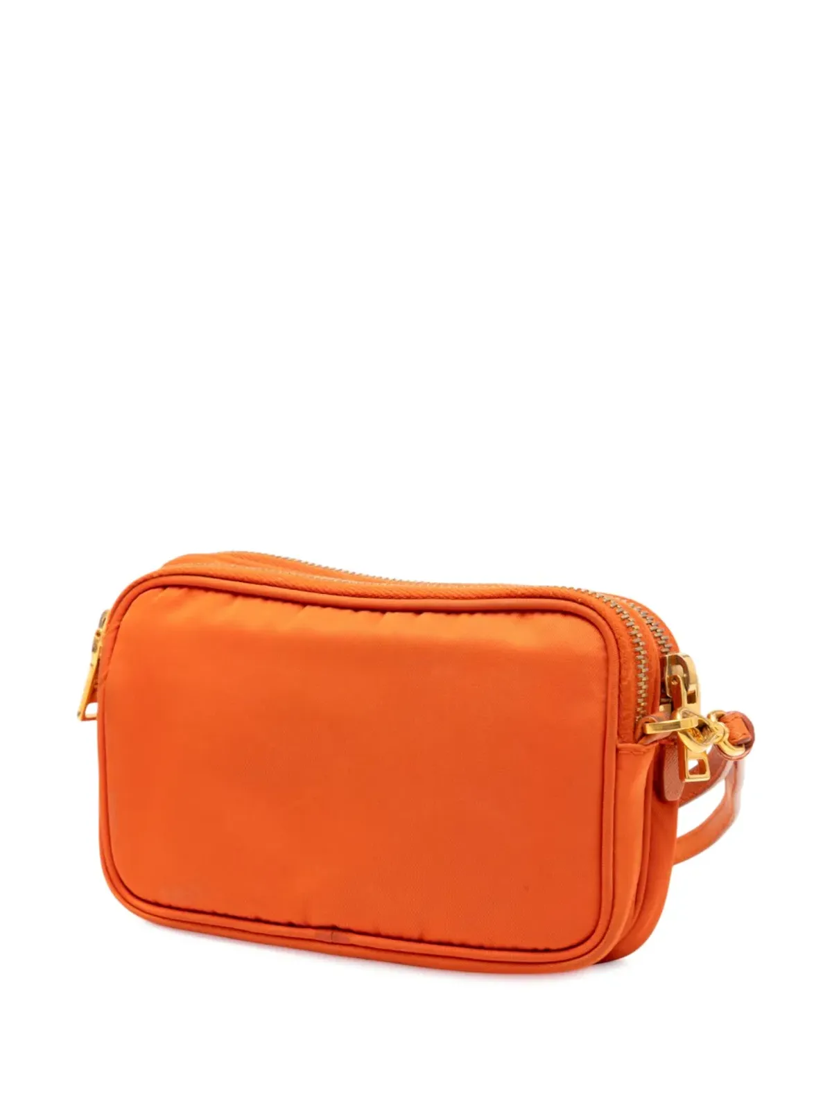 Prada ビンテージ 2000-2013 ミニ テスツート ダブルジップ カメラバッグ クロスボディバッグ - オレンジ - 画像3