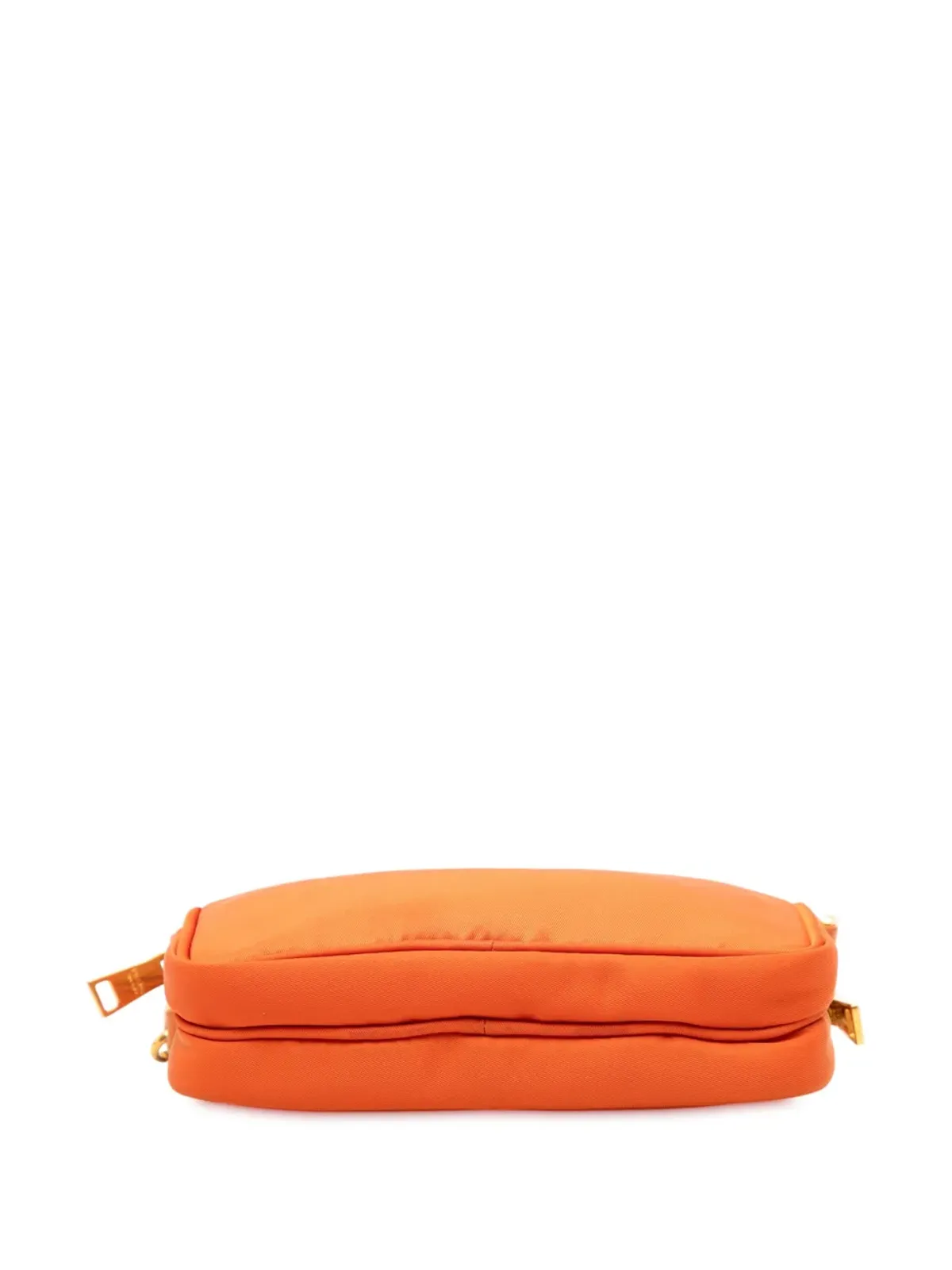 Prada ビンテージ 2000-2013 ミニ テスツート ダブルジップ カメラバッグ クロスボディバッグ - オレンジ - 画像4