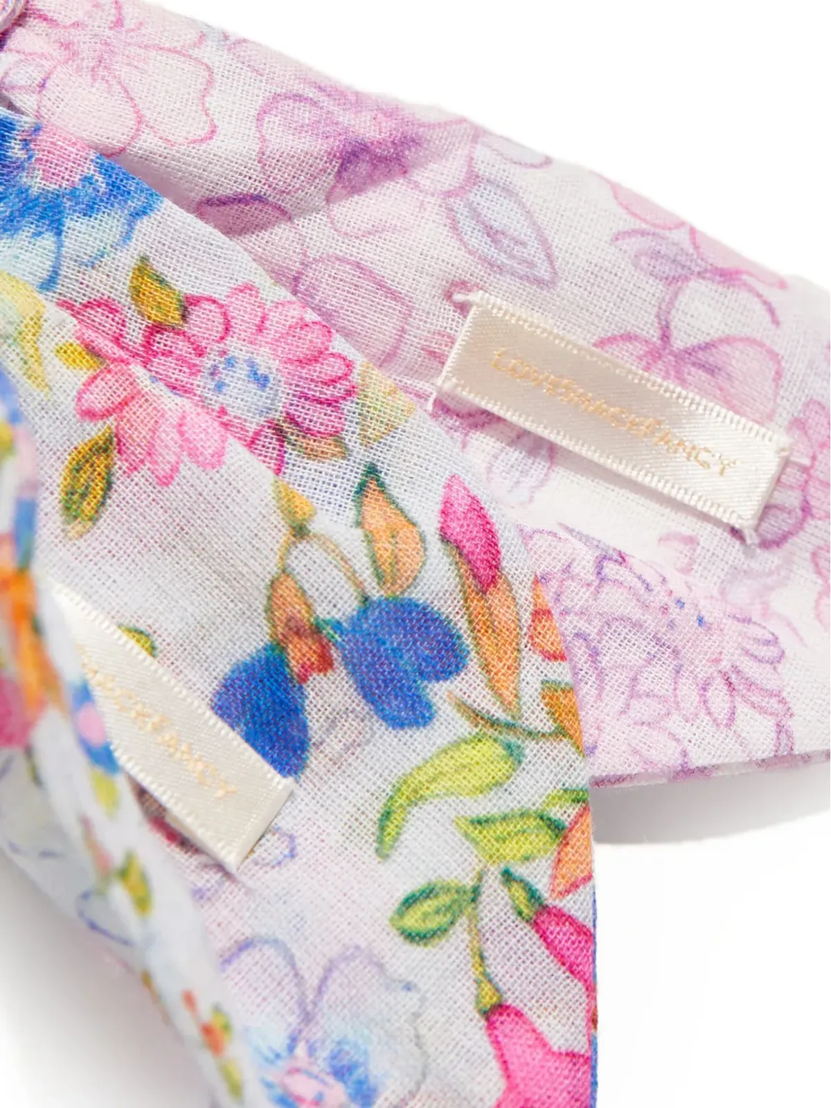 LoveShackFancy Kids 花柄パターンのシュシュ（3点セット） - Neutrals - 画像2