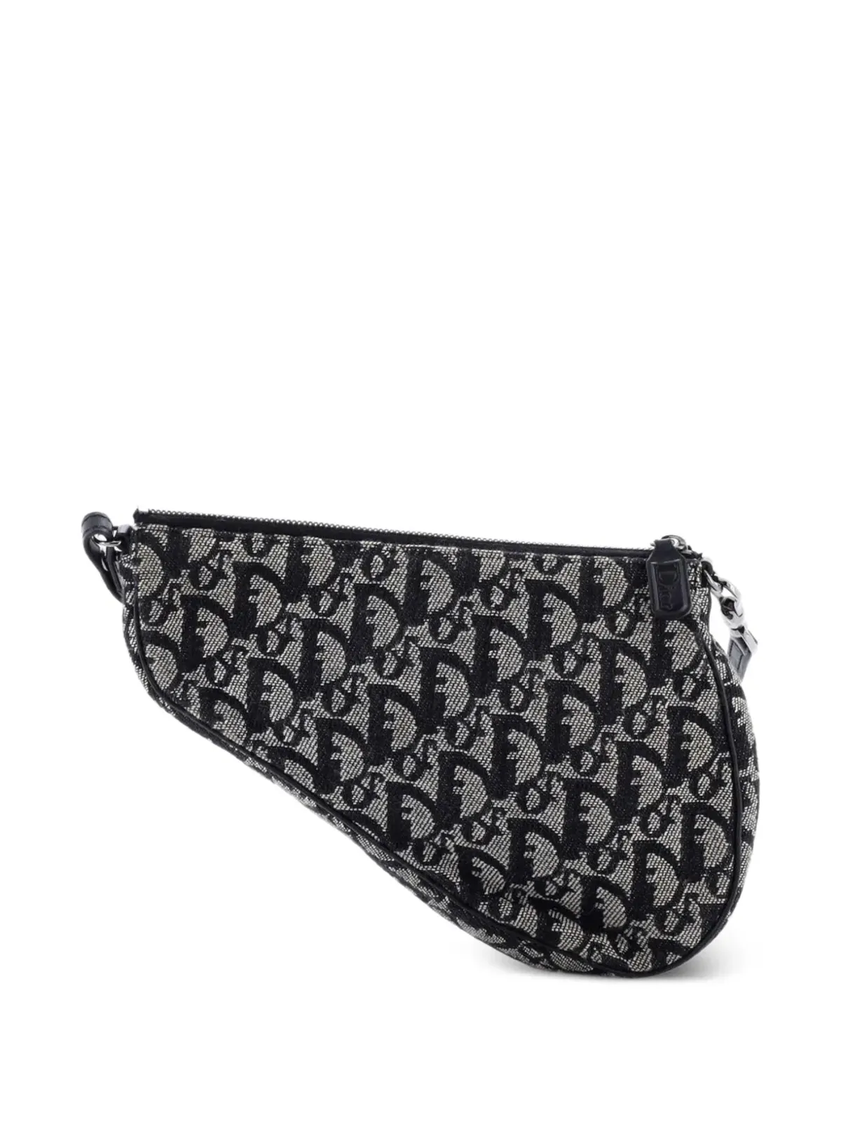Christian Dior ビンテージ サドルバッグ ディオリissimo デニム ミニショルダーバッグ - ブラック - 画像2