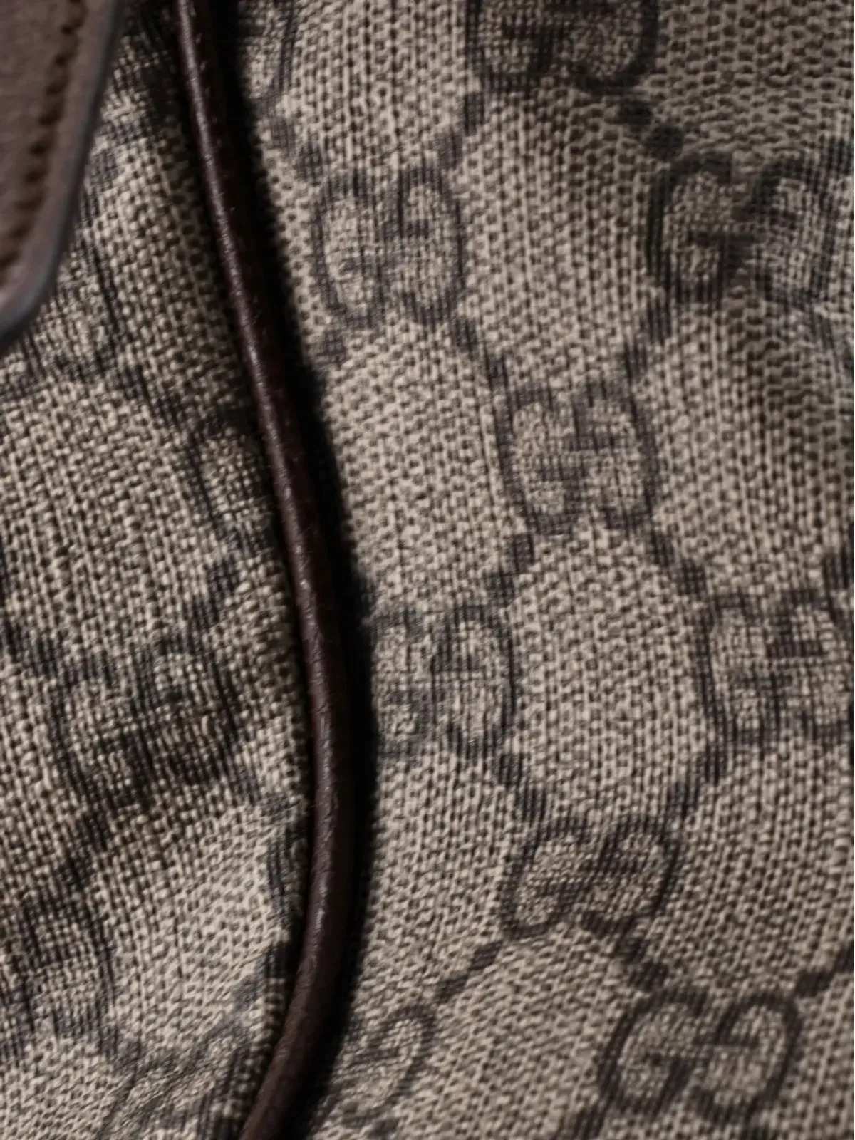 ビンテージ Gucci オフィディア ハーフムーンGG コーテッドキャンバス 大型 ホーボーバッグ - ニュートラルカラー - 画像4