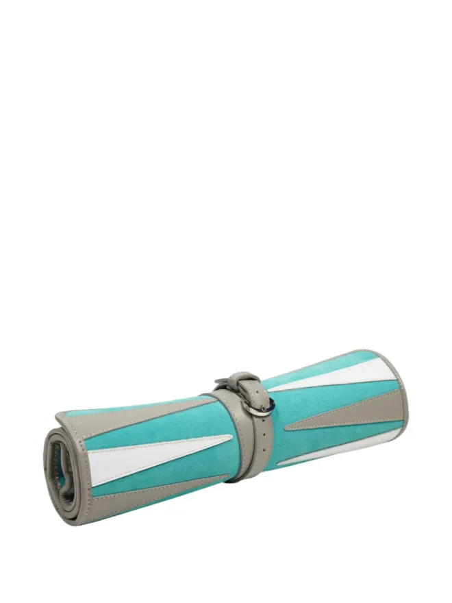 Hector Saxe Hector Saxe レザー トラベルバックギャモン - ブルーの商品画像