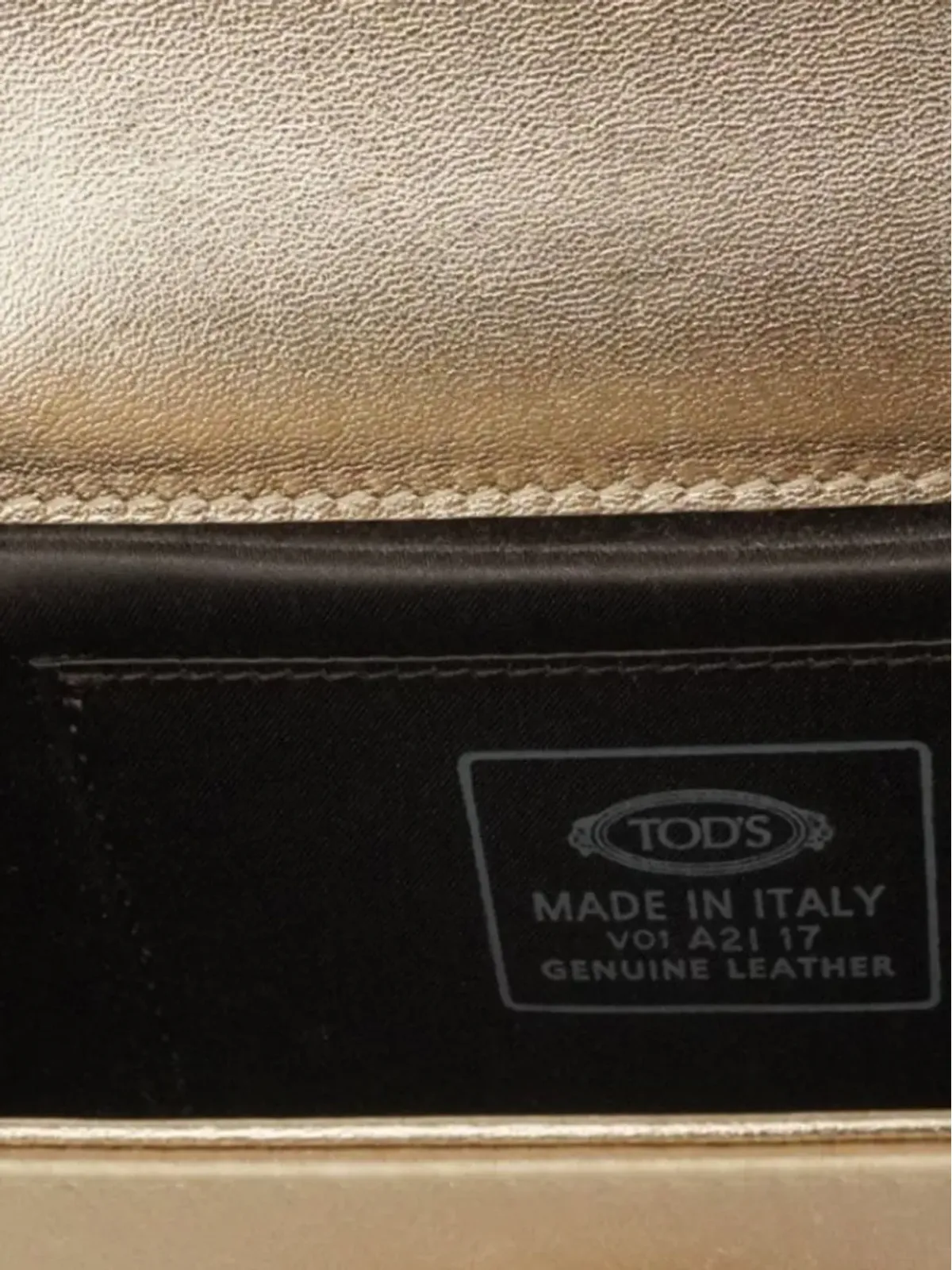 Tod's Vintage ロゴクラッチバッグ - 画像5