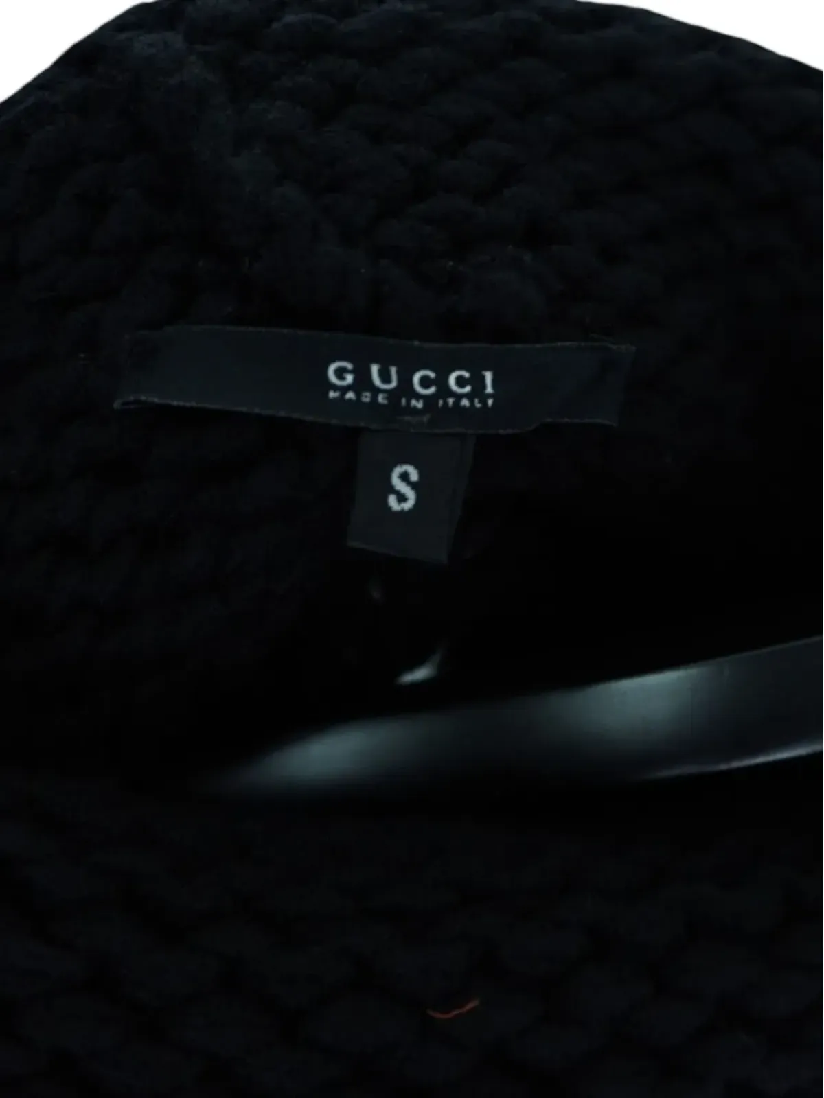 Gucci ビンテージ リブ編みウールセーター - 画像3